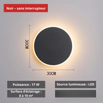 Applique murale ronde nordique moderne à LED - Vignette | VAM - Maison Lumière
