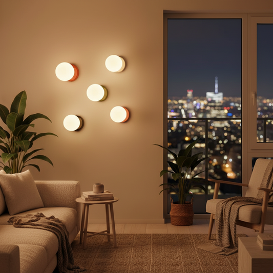 Petite applique murale allumée de nuit