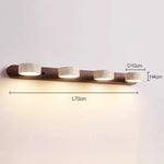 Traverttine applique murale Wabi Sabi créatif rond LED - Vignette | VAM - Maison Lumière