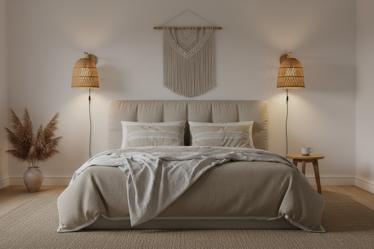 deux applique murale pour chambre boheme minimaliste sans applique au plafond de nuit